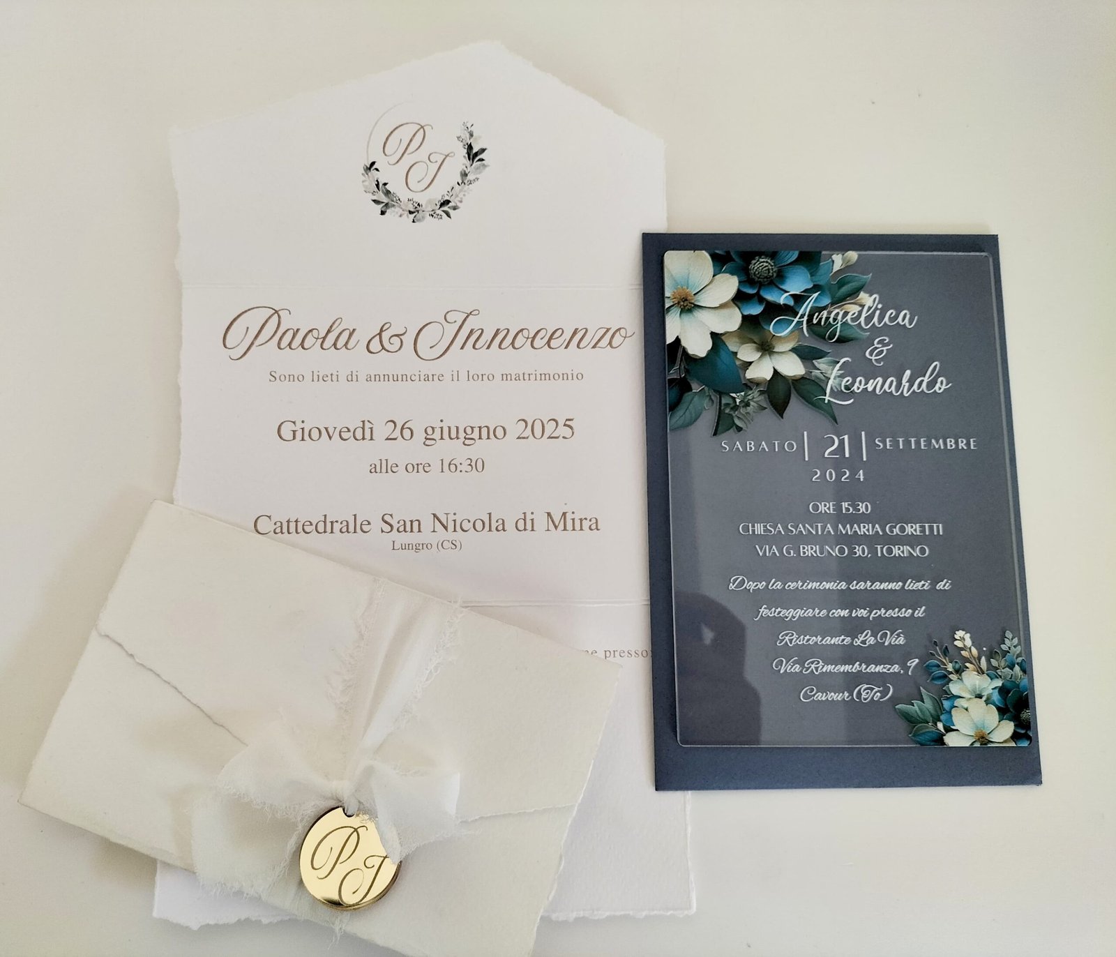 coordinato grafico in carta